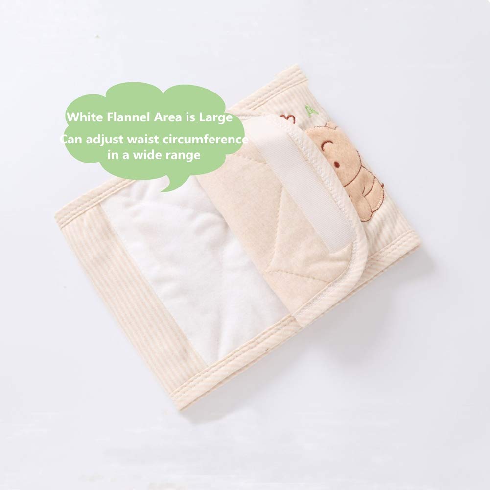 Hztyyier Cartoon Cotton Baby Infant Umbilical Cord Belly Band Baby Keep Warm Navel Belt for Toddler's Abdomen Warming and Anti-kick Care (L) - Image 5